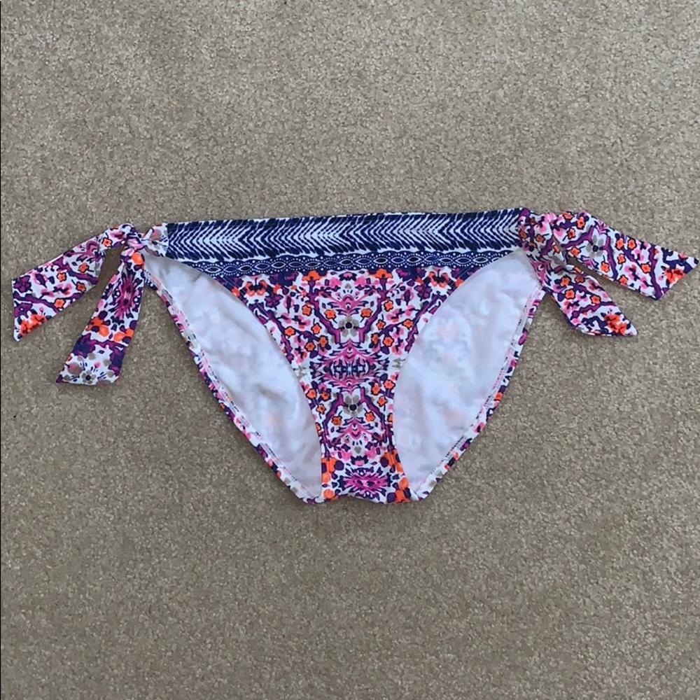 Patterned Side-Tie Athleta Bikini Bottoms